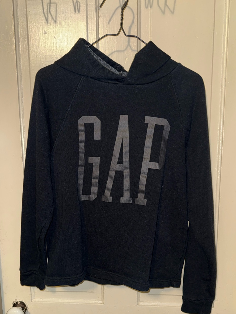 GAP women’s Black Hooded Sweatshirt Jacket
